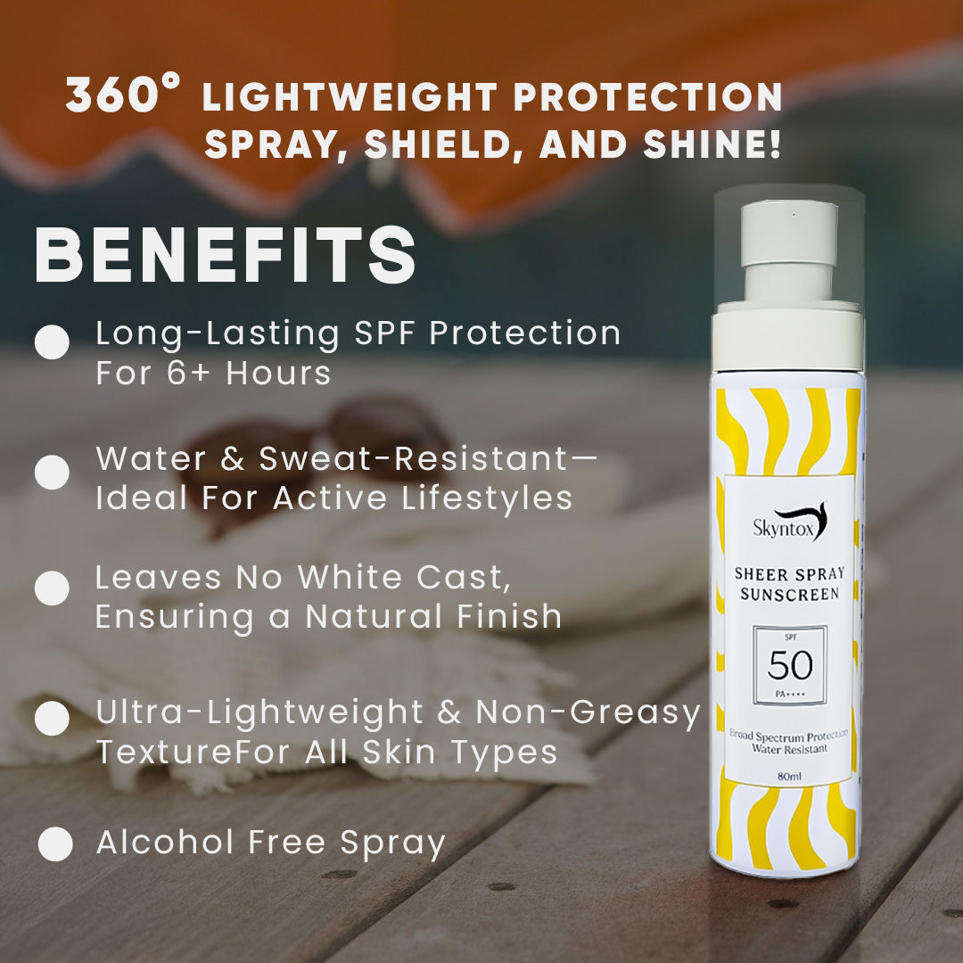 Skyntox Sheer Spray Sunscreen
