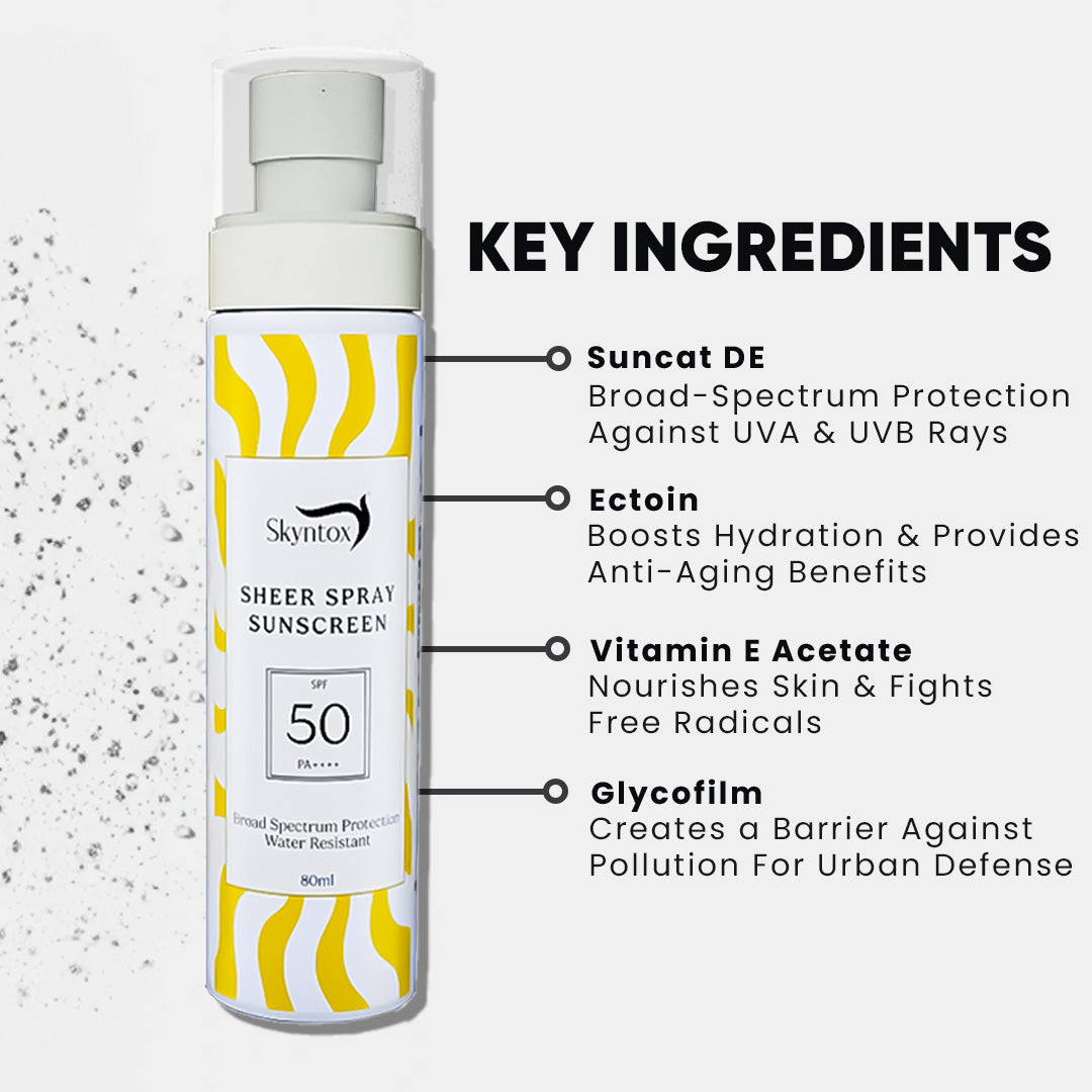 Skyntox Sheer Spray Sunscreen