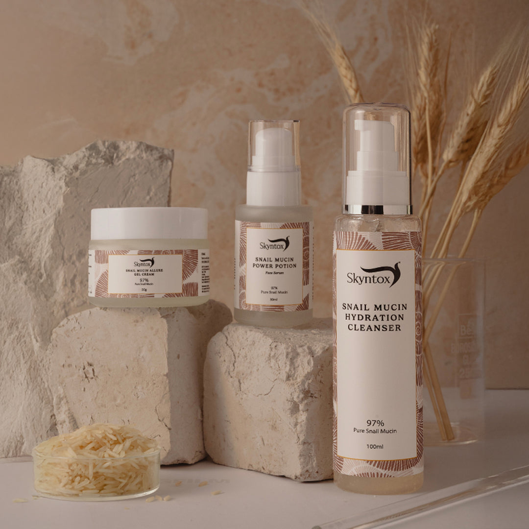 Skyntox Snail Mucin Radiance Ritual Combo(Pack of 3)