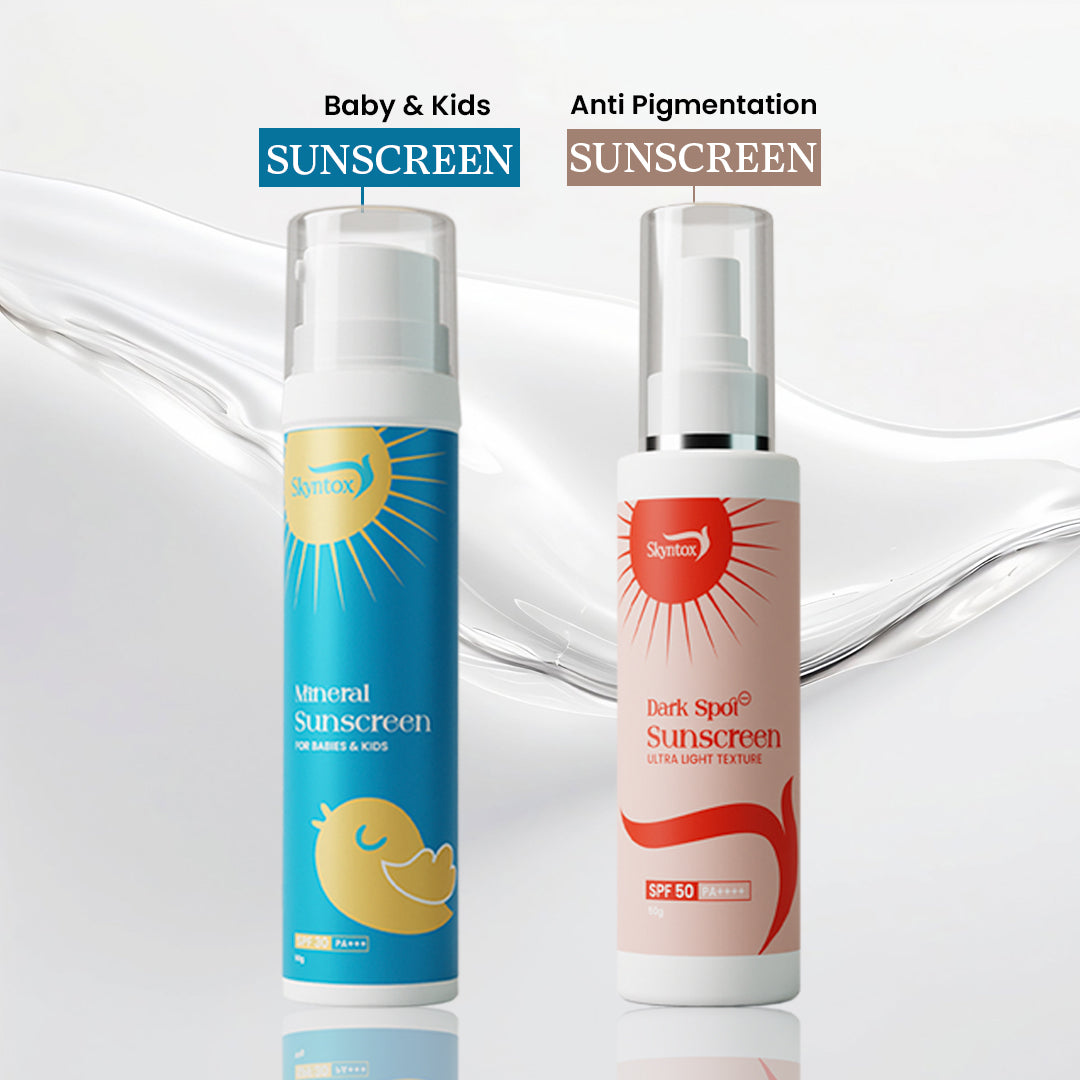 Combo Sunscreen for Parents & Child Sun Protection