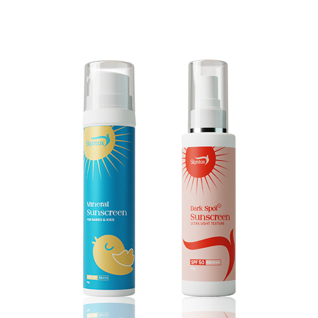 Combo Sunscreen for Parents & Child Sun Protection