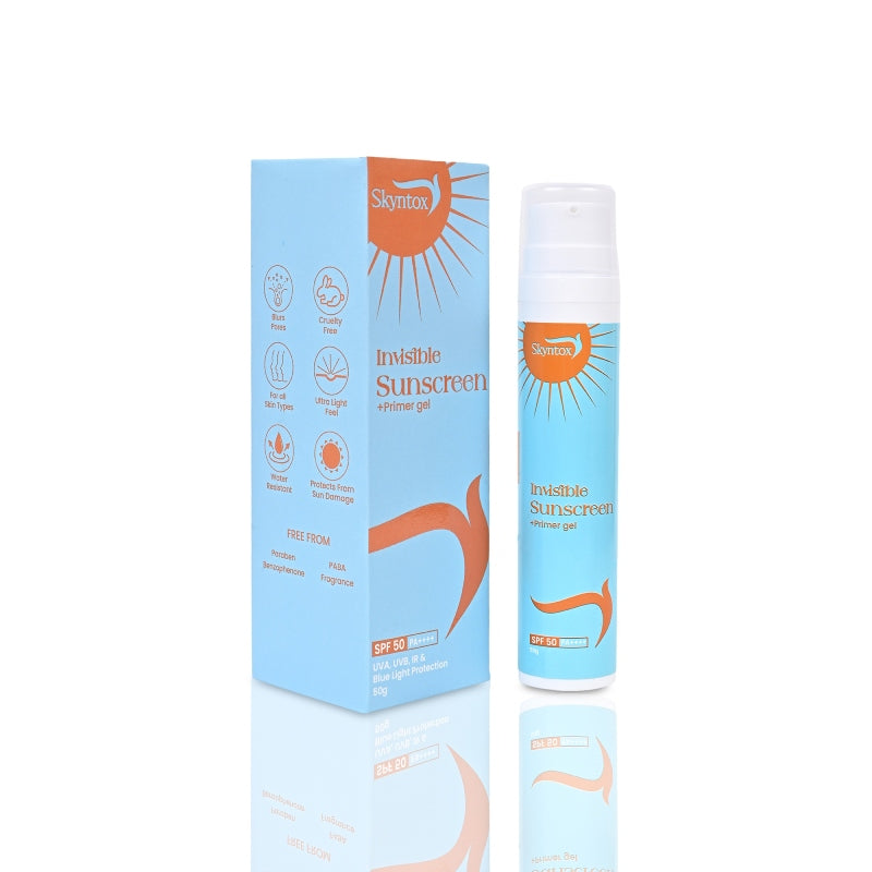 Skyntox Invisible Sunscreen & Primer Gel | SPF 50 PA++++