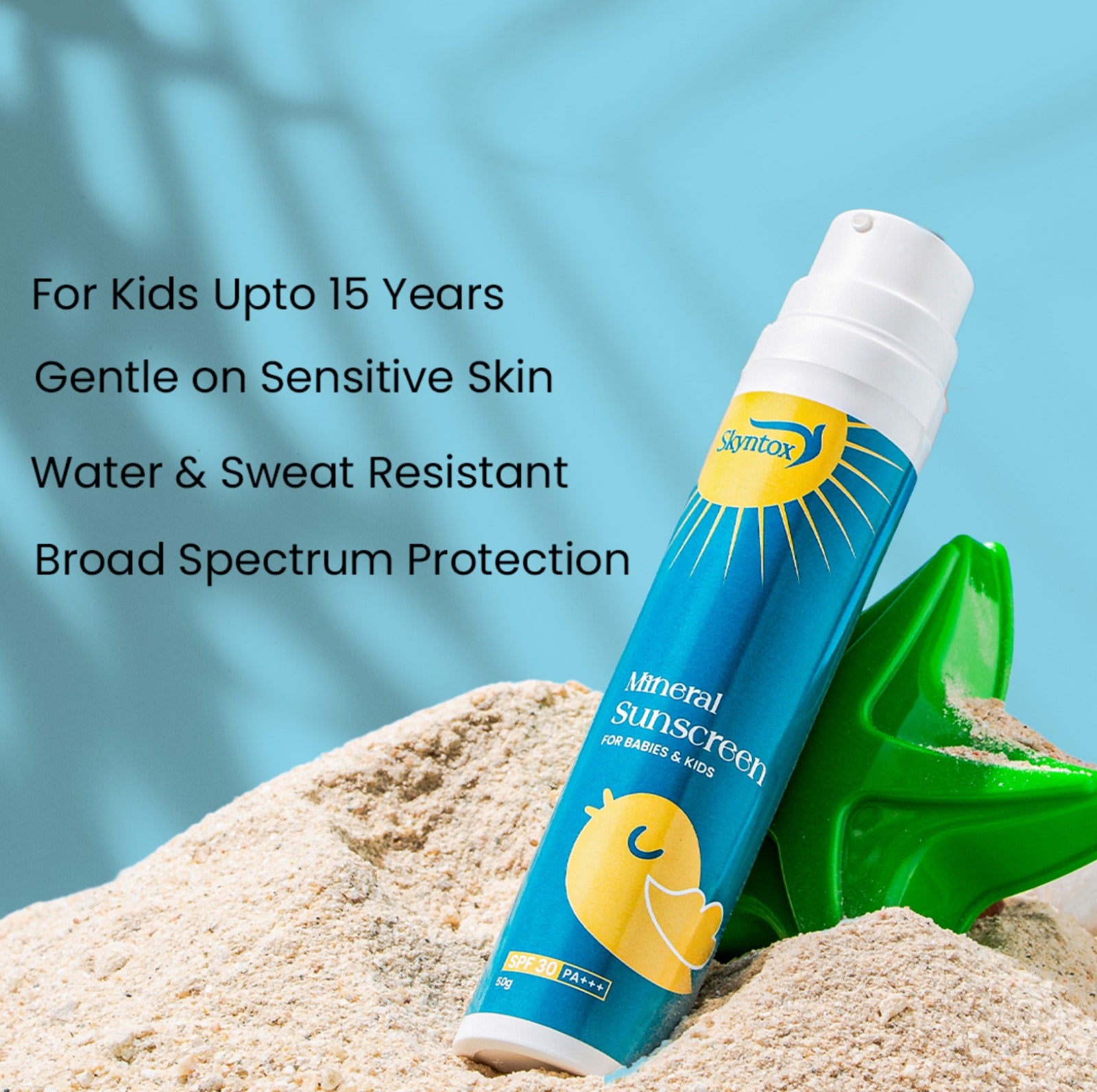 Skyntox Mineral Sunscreen for Babies & Kids | SPF 30 PA+++